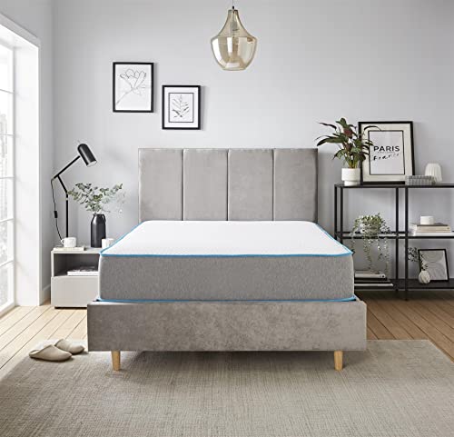 Starlight Beds Premium Comfort Bubble Hybrid 2.5cms Memory Foam Support & Bonnell Innerspring Ultimate Budget Mattress, Soft Medium/Firm Rating, 23cms Deep, 2ft6 Small Single 75cmx190cm