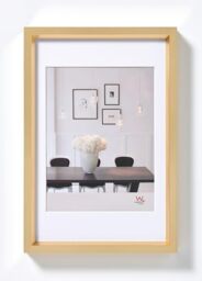 walther design Picture Frame Gold 15 x 20 cm with PassepArtout, Steel Style Plastic Frame ES520G