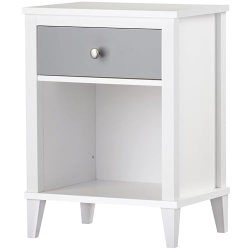 Dorel Home LS Monarch Hill Poppy Nightstand wGrey DRW