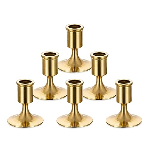Sziqiqi Candlesticks Holder for Wedding Table Centerpiece - Gold Taper Candle Holders Candle Stick Holder for Christmas Candlelight Dinner Wedding Party Festival Decor, Style 1