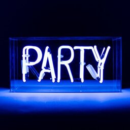 Helio Ferretti Neon Acrylic Box Party, Multi-Colour
