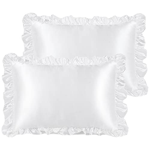 PiccoCasa Satin Pillowcases for Hair and Skin, Retro Silky Pillow
