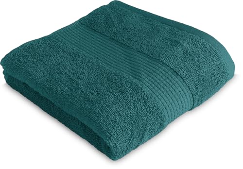 Le linge de Jules Hand Towel 50 x 90 cm 100% Cotton 450 g/m² Duck Blue