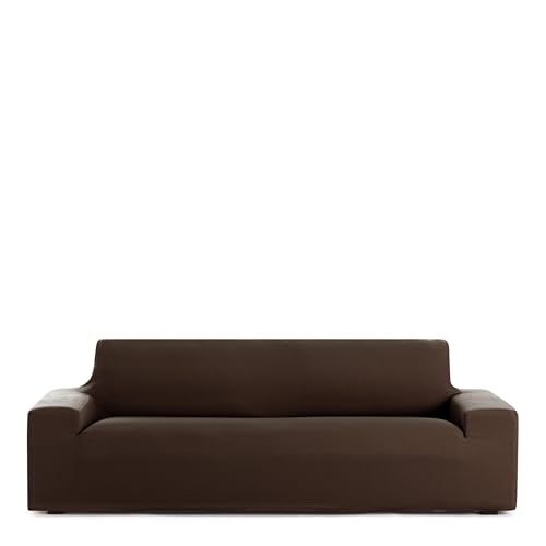 Eysa Bi-elastic 3-Seater Sofa Cover Brown Harlem Design