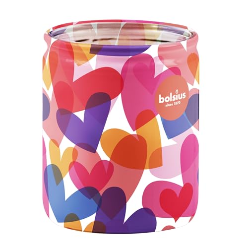 Bolsius - Lavender - Scented Candle - 6 Pieces - Burn Time of 23 Hours - 82 x 68 mm - Natural Extracts - Contains Vegan Wax - Palm Oil Free