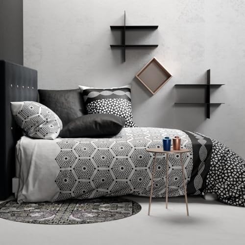 Paving Duvet Cover 260 x 240 cm + 2 Pillowcases Cotton 57 Thread Count