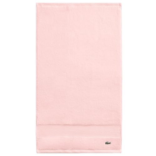 "Lacoste Heritage Supima Cotton Hand Towel, Light Pink, 16"" x 30"""