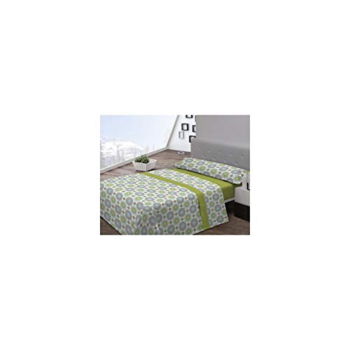 JAVIER LARRAINZAR Hawaii Bedding Set, Green, 105 cm, Polyester