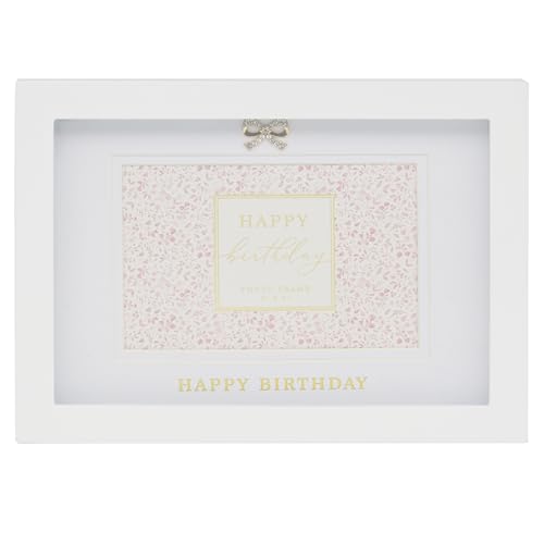 "Lesser & Pavey Hearts Design Madelaine Happy 18Th Birthday Frame 4""X6 Wooden For Photos - Stylish Frame For Home & Office - Decorative Frames For Wall & Tabletop - Memorable Gift For Women & Men"
