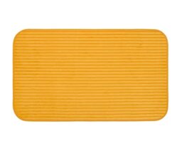 Gözze - Non-Slip Soft Bath Mat, 100% Polyester, 60 x 100 cm - Corn
