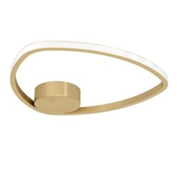 Eglo LED Ceiling Light Fixture Moschella, Flush Mount lamp with Dip Switch