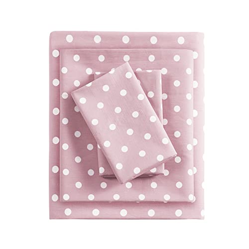 MI ZONE KIDS Ultra Soft Sheet Set, Cotton, Pink, Queen