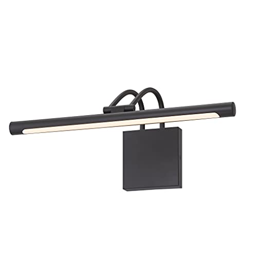 Westinghouse Lighting 75016 43 cm, 15 Watt Hardwire Adjustable Dimmable LED Picture Light, Matte Black Finish, 3000K