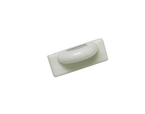 Gardinia Magnetic Connector For Bottom Blind Rail On Window Sash, For Securing Blind To Window Sash, Plastic/Magnet, White, 5 x 2 cm 7040