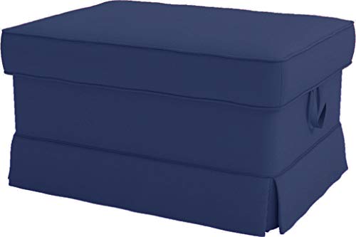 HomeTown Market Durable Fabric Sofa Cover Replacement Compatible for IKEA Ektorp Sofa. Slipcover Only. Sofa Not Included (blue)