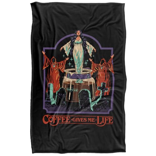 Steven Rhodes Coffee Gives Me Life Silky Touch Super Soft Throw Blanket 91 X 147 Cm