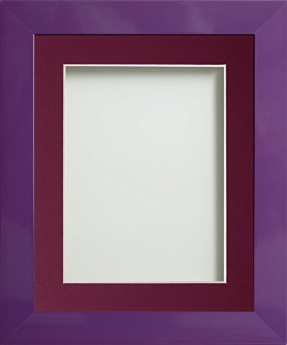 Frame Company Candy Range Purple Picture Photo Frames with Plum Mount *Choice of Colours*