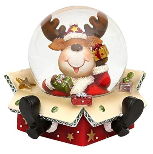 Snow Globe Original and Fun, Size Approx: 6.5 x 6 cm 4.5 cm Diameter Ø 6,5 cm Reno