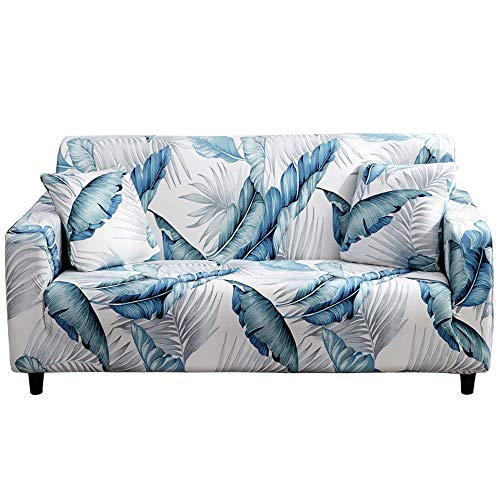 HOOBUY Printed Sofa Cover Stretch Couch Covers Patterned Loveseat Slipcovers for 2 Seater Cushion Couch Love Seat Set (LYXZ, 2 Seater/Loveseat)