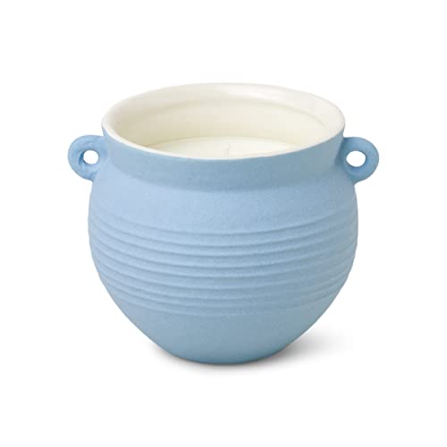 Paddywax Scented Candles Santorini Collection Greek-Inspired Candle in Matte Ceramic Jug, 240g, Rosemary Sea Salt