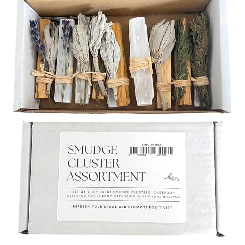 Smudge Cluster Assortment Box, Set of 9