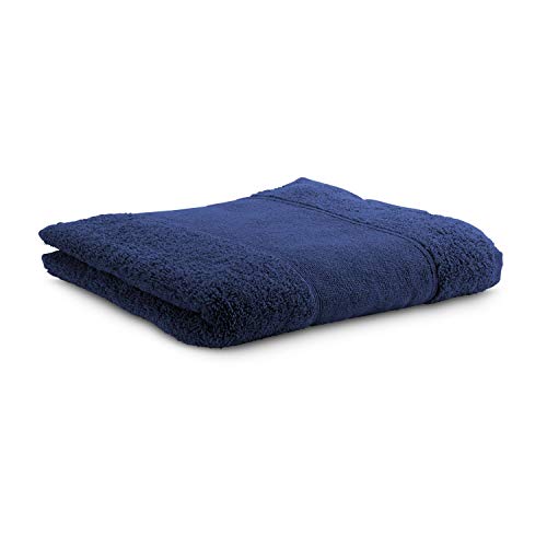Römer Wellness Bath Towel Mari Dark Blue 70 x 140 cm Cuddly Soft Quality (470 g/m²) Beautiful Border