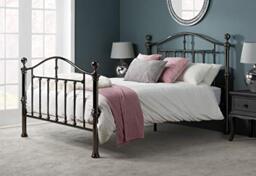 Birlea Victoria Bed - Metal, Antique Black Nickle, Double