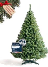 150 cm Artificial Christmas Tree Made of 100% PVC - Tight & Dimensionally Stable with 600 Branches (Diameter 90 cm), Quick Assembly System, Flame Retardant