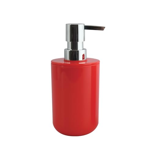 "Soap dispenser ""Inagua"" of polyresin red"