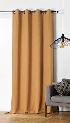 Linder Bering Curtain with Eyelets 140 x 260 cm Yellow/Orange