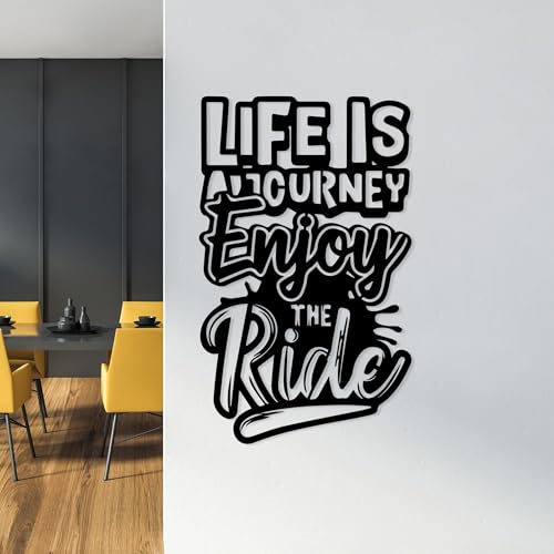 Stylish Black Decorative Metal Wall Accessory, 42 x 70 cm, 100% Metal, 1.5 mm Thick, Lightweight (0.92 kg), Perfect for Modern Home Decor