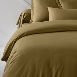Today Double Duvet Cover 220 x 240 cm Cotton Bronze