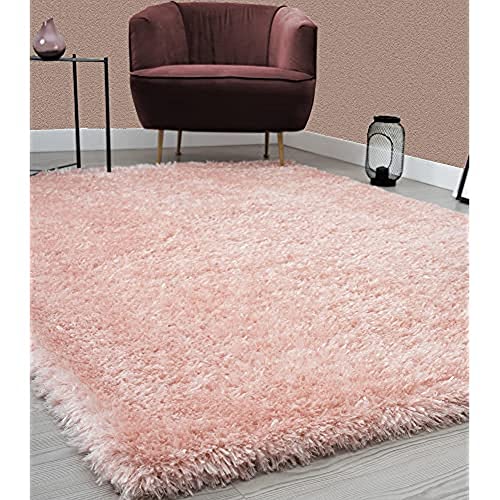 Mia's Teppiche Fiona Rug Living Room, Bedroom Rose 80x150 cm High Pile
