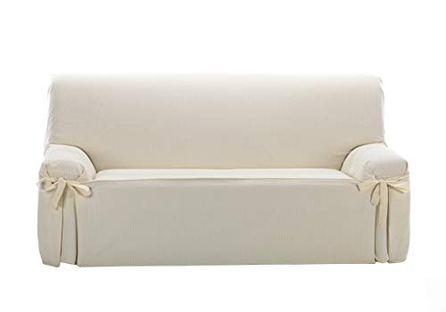 Martina Home Capri Lace Sofa Cover, Raw, 2 Seater