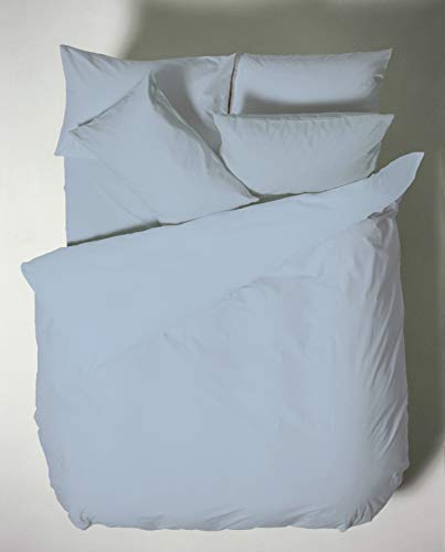 Bianca Plain Dyed Blue Duvet Cover Set 200 x 220 + 65 x 65 (2)