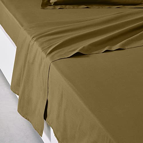 TODAY Essential Double Flat Sheet 240 x 300 cm Cotton Plain