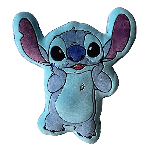 Nemesis Now Disney Stitch Cushion, Blue, 45cm