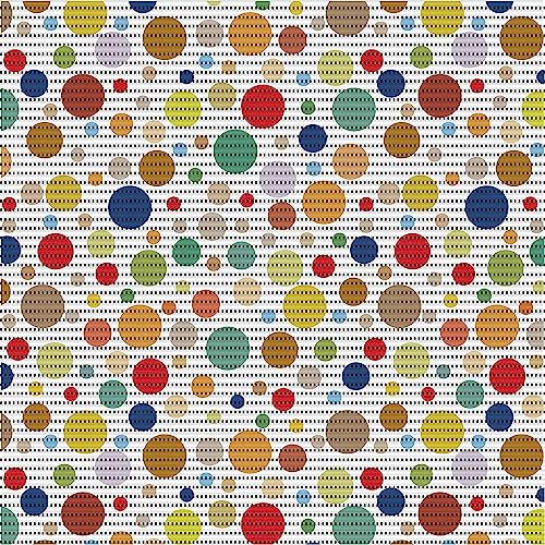d-c-fix soft foam mat Modern bubbles floor comfort 80 cm x 50 cm - washable bathroom & kitchen floor rug - non-slip bath-mat