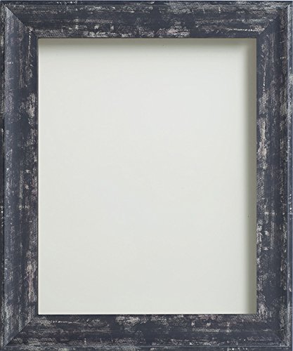 Frame Company Lynton Range, Coal 9x7 inch Picture Photo Frame Fitted With Glass * Choice of Four Colours * NEW