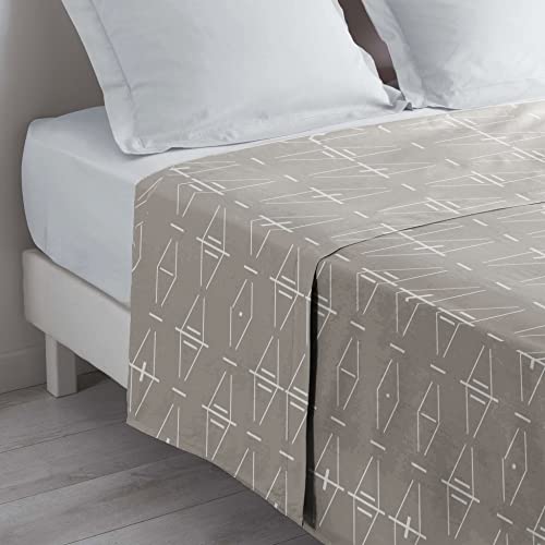 douceur d'intérieur, Flat Sheet (180 x 290 cm) Aristide Naturel, 100% Cotton