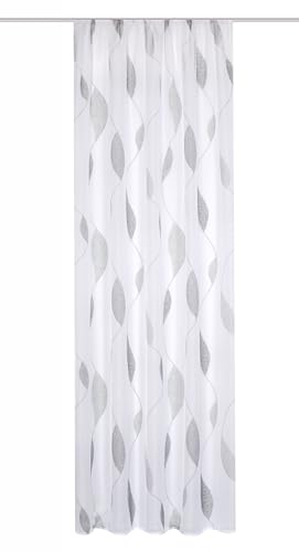 HOMEbasics - Printed Voile Curtain Paolo - Ideal for Stylish Living Rooms - Easy Assembly