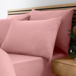 Catherine Lansfield So Soft Non-Iron Double Fitted Sheet Coral