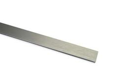 Gardinia Luxor Curtain Rod Rectangular Brushed Steel 160 cm