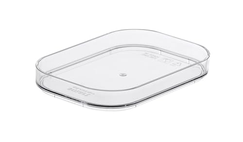 SmartStore XS Compact Box Extra Small Lid - Transparent - Kitchen Storage - Fridge Organiser - Plastic - Food Freshness - BPA-Free Design - Stackable Container