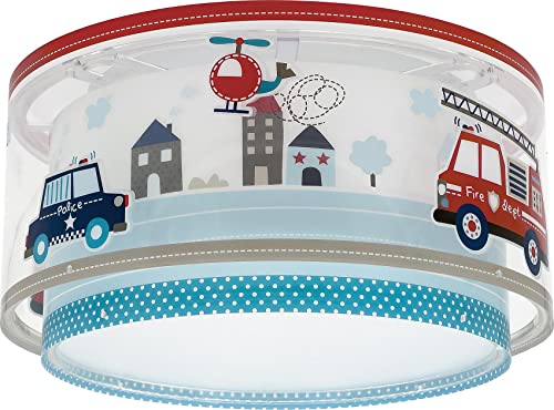 Dalber Ceiling Light for Children, Police Cars