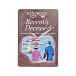 Beetlejuice Kids Tim Burton Brown Handbook Design Wall Clock BJC3011