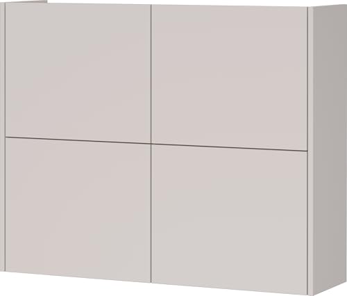 Germania Shoe Cabinet 1932-605 GW-Binetto, in Cashmere/Oak-repro, with push-to-open function, 97 x 79 x 27 cm (WxHxD)