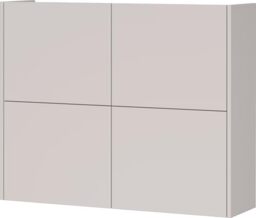 Germania Shoe Cabinet 1932-605 GW-Binetto, in Cashmere/Oak-repro, with push-to-open function, 97 x 79 x 27 cm (WxHxD)