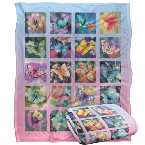 Jq Licensing - Royce Mcclure Butterfly Boxes Silky Touch Super Soft Throw Blanket 152 X 127 Cm