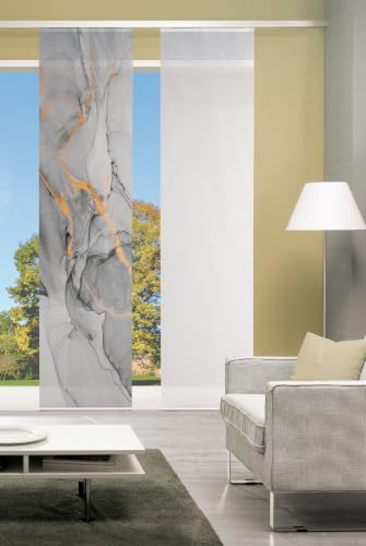 Vision S Sliding Curtain Bamboo Look Digital Print Marmosa